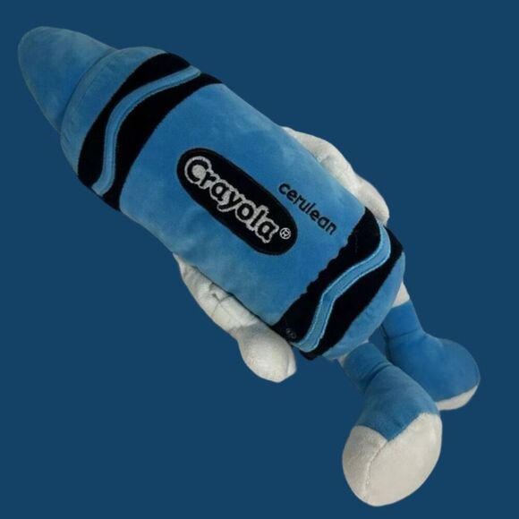 Crayola Cerulean Blue Plush Crayon 14” - Picture 2 of 3